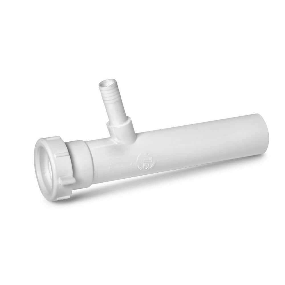 1-1/2 in. x 8-1/2 in. Plastic Dishwasher Wye Tailpiece