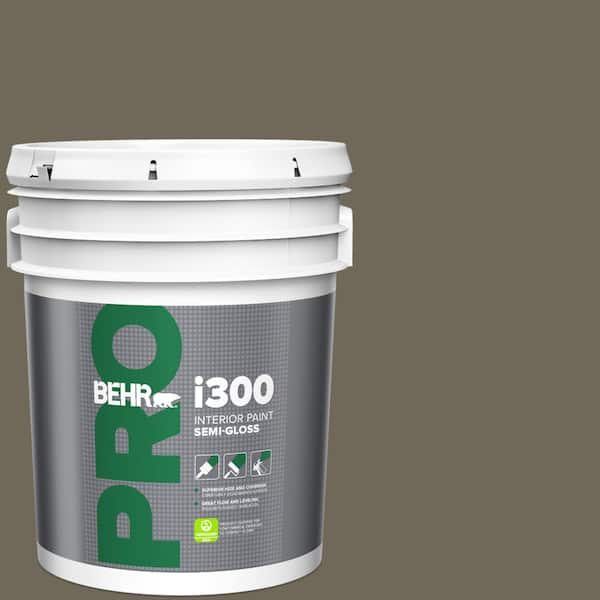 BEHR PRO 5 gal. 770D6 Sandwashed Driftwood SemiGloss Interior Paint