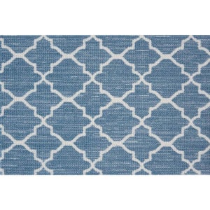 Verandah Lagoon Custom Area Rug with Pad