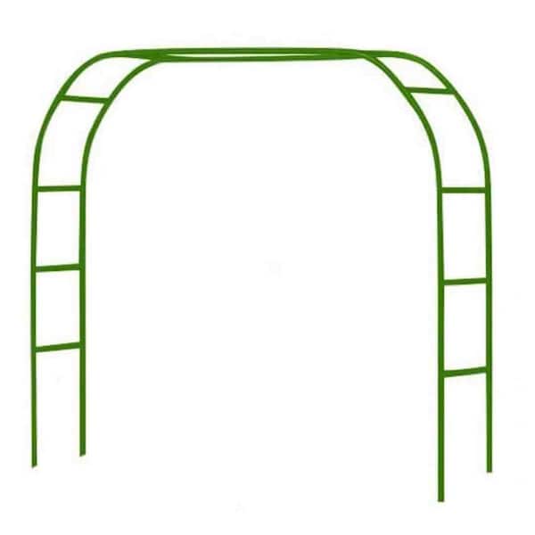 Unbranded 85 in. Green Metal Garden Arch, Wide Sturdy Metal Trellis