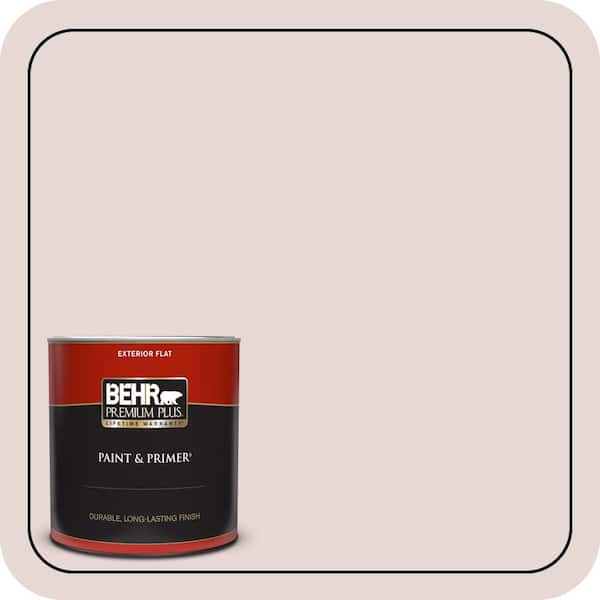 BEHR PREMIUM PLUS 1 qt. #710A-2 Sentimental Flat Exterior Paint & Primer