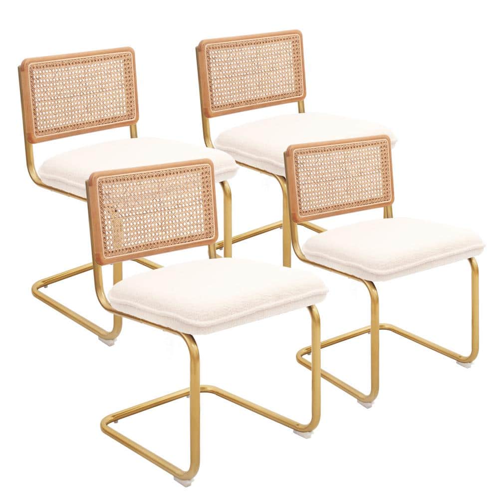 Modern Dining, Accent Rattan Kitchen, Armless Mesh Back Cane Chairs, Uphols