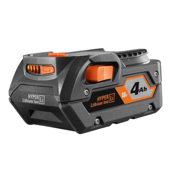 RIDGID - 18V Lithium-Ion Cordless 5-Tool Combo Kit with (2) 4.0 Ah Batteries, 18V Charger and Contractor's Bag