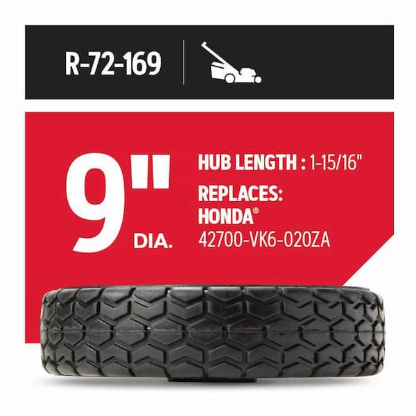 Oregon 9 Rear Wheel for Walk behind Mowers Fits Honda HR216