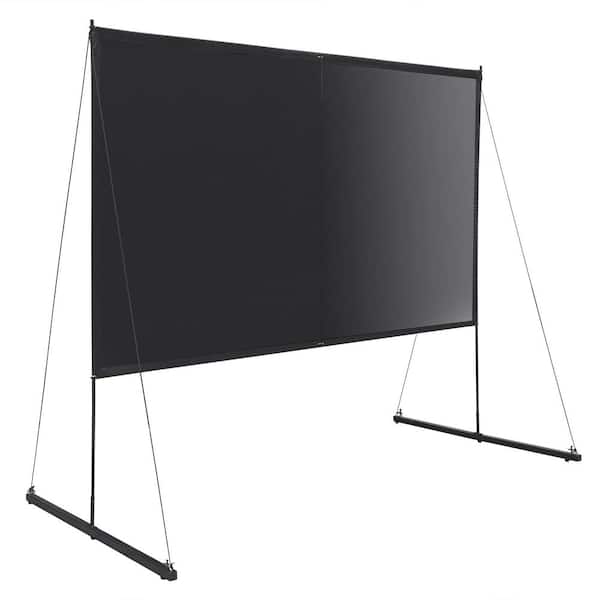 Etokfoks 150 in. Diagonal Portable Detachable Projector Screen with