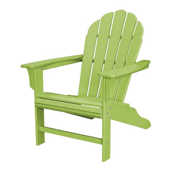 Trex Outdoor Furniture HD Lime Plastic Patio Adirondack Chair