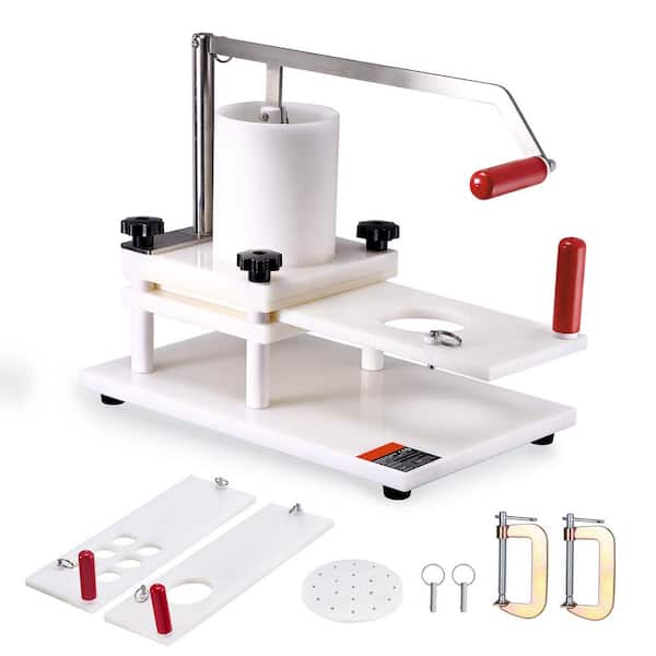 SVOPES Commercial Burger Patty Maker, 3 Molds (2/4/5 in.), 1.5 kg Hopper, Manual Beef Patty Press, PE Meat Forming Machine