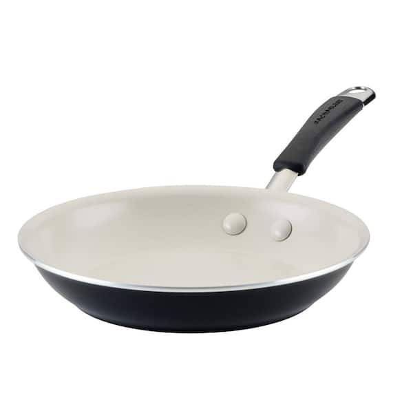 Cucina Ceramic 12.5 in. Aluminum Nonstick Frying Pan, in Peppercorn