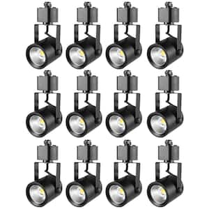 LED Track Lighting Connector Head 6.5 Watt 3000K 470lm Warm White Dimmable H Type Track Light for Accent Retail 12 Pack