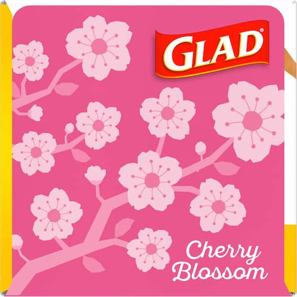 PINCHme on X: That feeling when your trash bin smells like Cherry Blossoms  and not that week old takeout you just threw out… 🌸@gladproducts  ForceFlexPlus Cherry Blossom drawstring bags bring a long-lasting