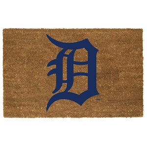 Detroit Tigers 19.5 in. x 29.5 in. Coir Fiber Colored Logo Door Mat