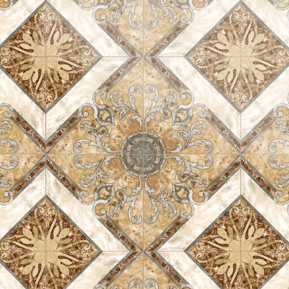 Touba 4-2/5 in. x 4-2/5 in. Ceramic Floor and Wall Take Home Tile Sample price history on PriceWatchPro