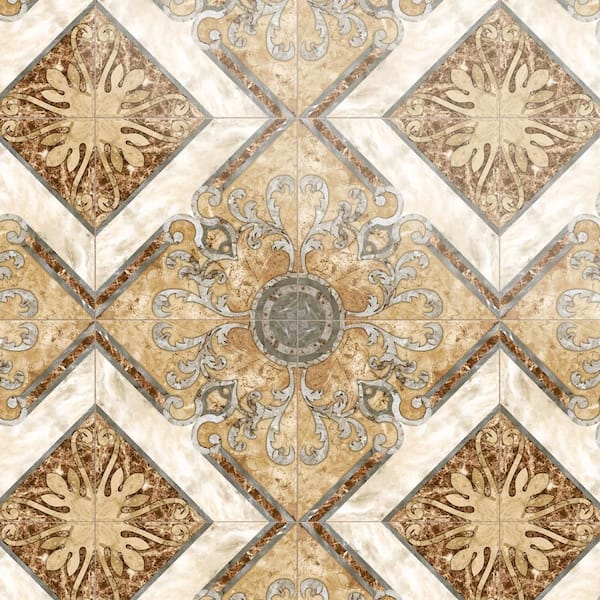 Merola Tile Touba 4-2/5 in. x 4-2/5 in. Ceramic Floor and Wall Take Home Tile Sample