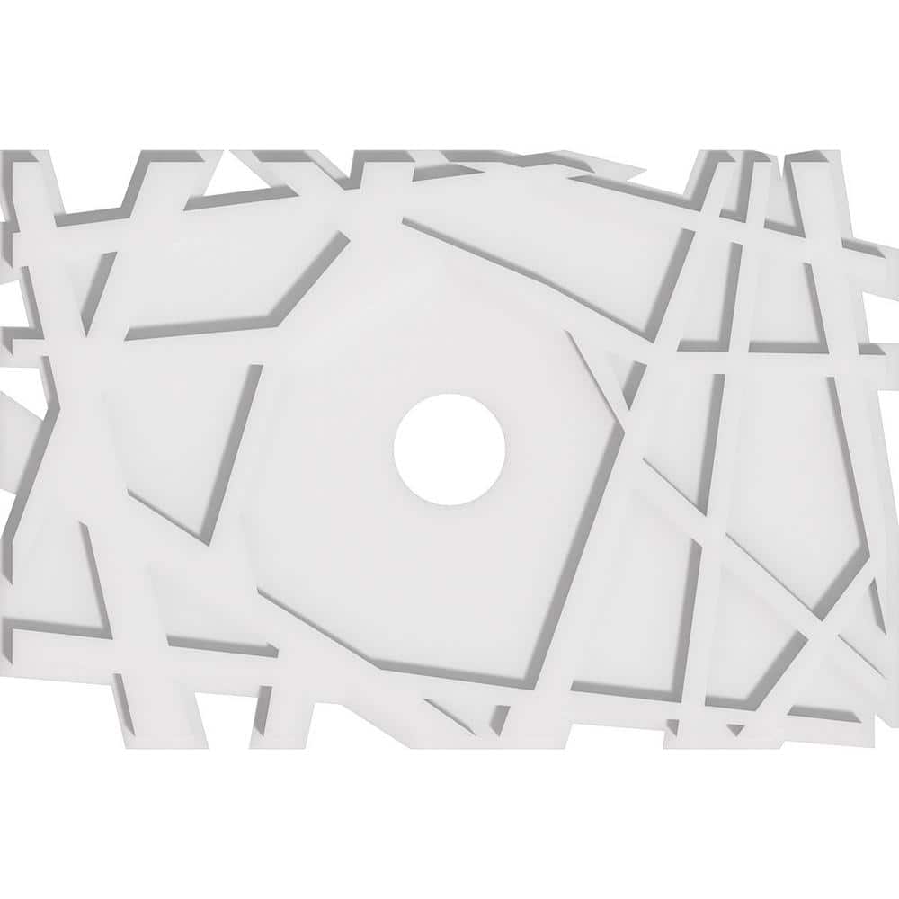 24 in. W x 16 in. H x 3 in. ID x 1 in. P Novo Architectural Grade PVC Contemporary Ceiling Medallion price history on PriceWatchPro