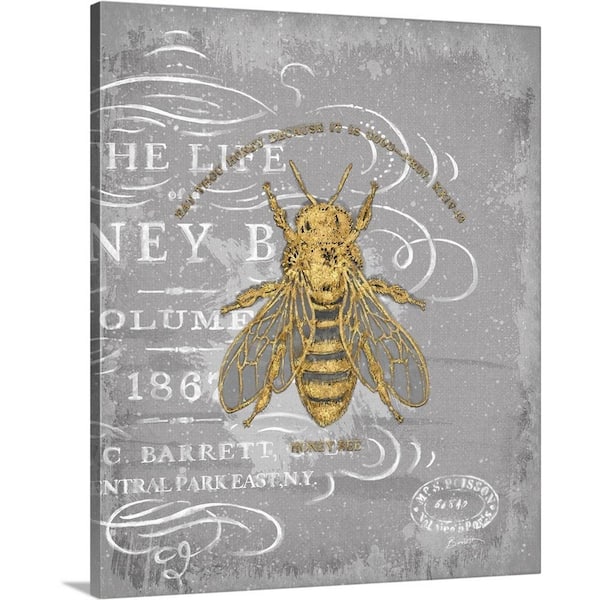 GreatBigCanvas "Honey Bee" by Chad Barrett Canvas Wall Art