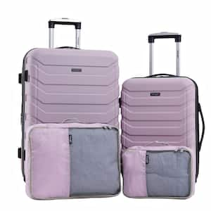 DURHAM 4-Piece LILAC HARDSIDE VERTICALS SET & 2 PACKING CUBES Luggage Set