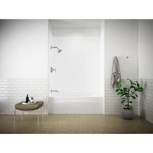 Submerse 60 in. x 31 in. Soaking Bathtub with Left-Hand Drain in White