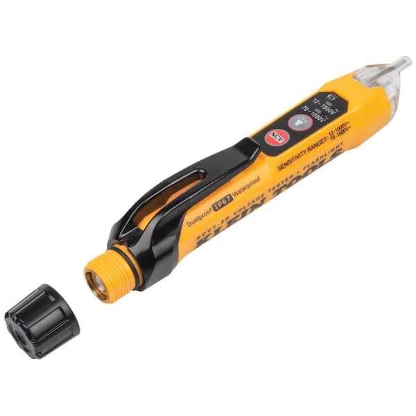 Klein Tools Non-Contact Voltage Tester Pen, Dual Range, with Laser Pointer  (2-Pack) M2O41277KIT - The Home Depot