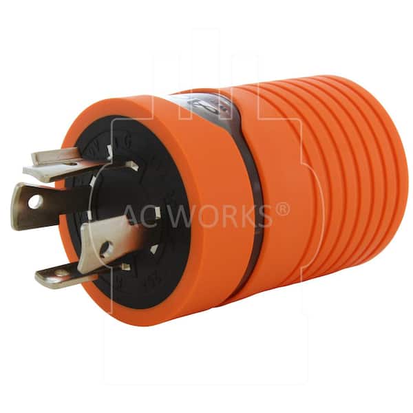 AC 250V 125V 20A Nema L14-20P 4-Prong Twist Lock Male Replacement Plug