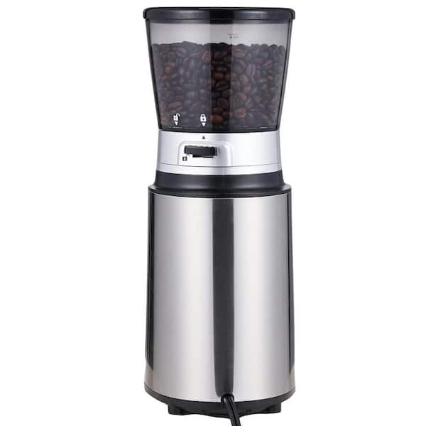 VEVOR Conical Burr Grinder, 9.7 oz. 13 Cups Electric Adjustable