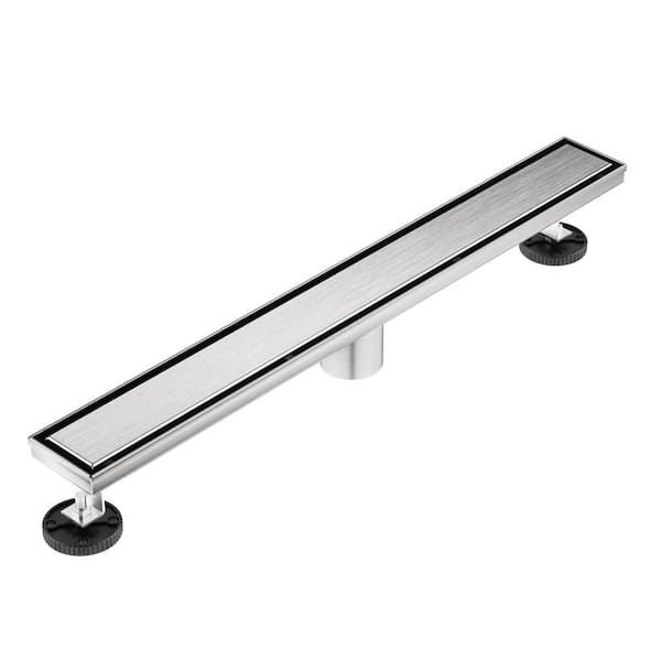 Neodrain 28 in. Stainless Steel Linear Shower Drain with Tile-In Pattern Surface