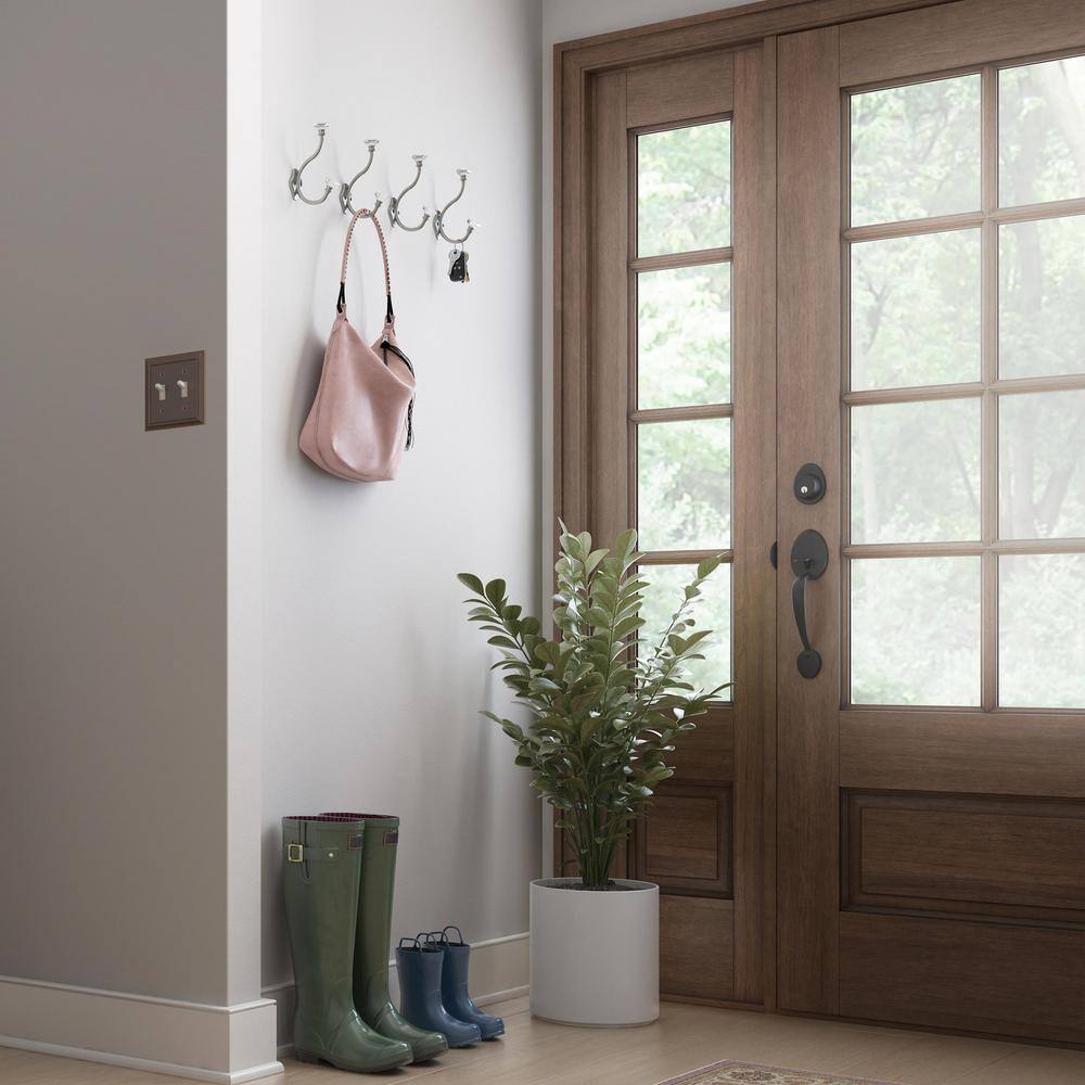 Stainless Steel and Clear Acrylic Double Robe Hook
