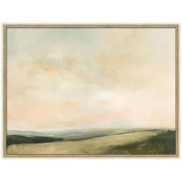 Castellan Evening Meadow II by Amy Lighthall Landscape Framed Art Print 32 in. x 42 in.