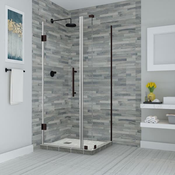 custom corner shower