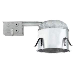 6 in. Aluminum LED Recessed Remodel Shallow Housing, IC-Rated Airtight IDEAL