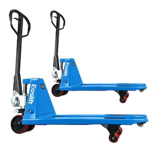 Professional Grade M25NS (Narrow and 36" Short) Manual Pallet Jack 5,500 lbs. 20.5 in. x 36 in (2-pack)
