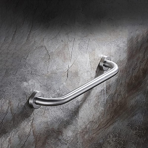 Wudkey 18 in. x 1.25 in. Stainless Steel Anti Slip Bathroom Safety