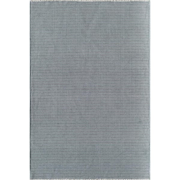 Rugs America Khoi Rebellious Raven Beige 2 ft. X 8 ft. Area Rug