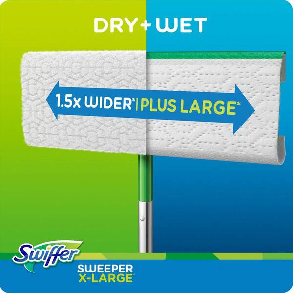 Swiffer Sweeper XL Starter Kit Dry and Wet Microfiber Mop (4-Pack)  079168938870 - The Home Depot
