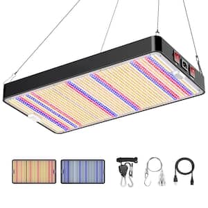 Full Spectrum Grow Lights for 3 x 3 ft. Indoor Plants with Veg & Bloom Switches, Quiet Cooling Fan for All Growth Stages