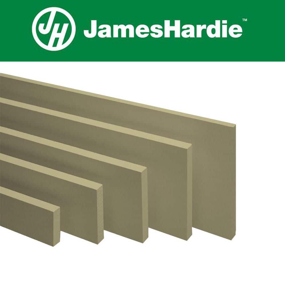 James Hardie Hardie Trim HZ10 1 in. x 3.5 in. x 12 ft. Primed