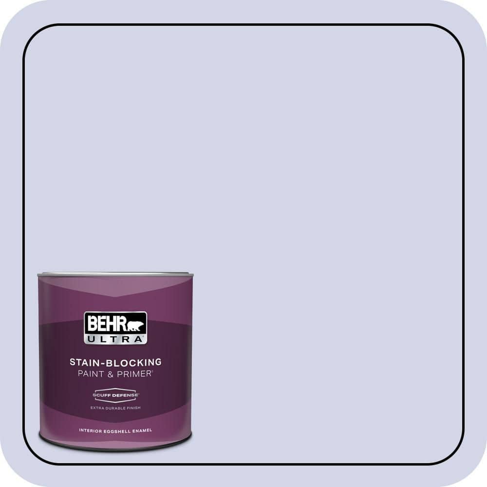 1 qt. #T12-17 Violet Water Extra Durable Eggshell Enamel Interior Paint & Primer price history on PriceWatchPro