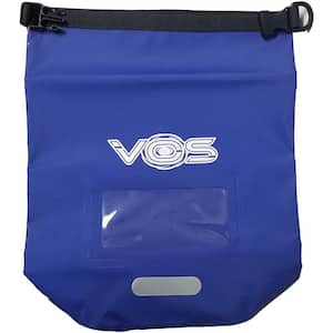 Waterproof Dry Bags (5L, Blue) All Purpose Roll Top Sack Keeps Gear & Personal Items Dry Perfect for Water Winter Sports