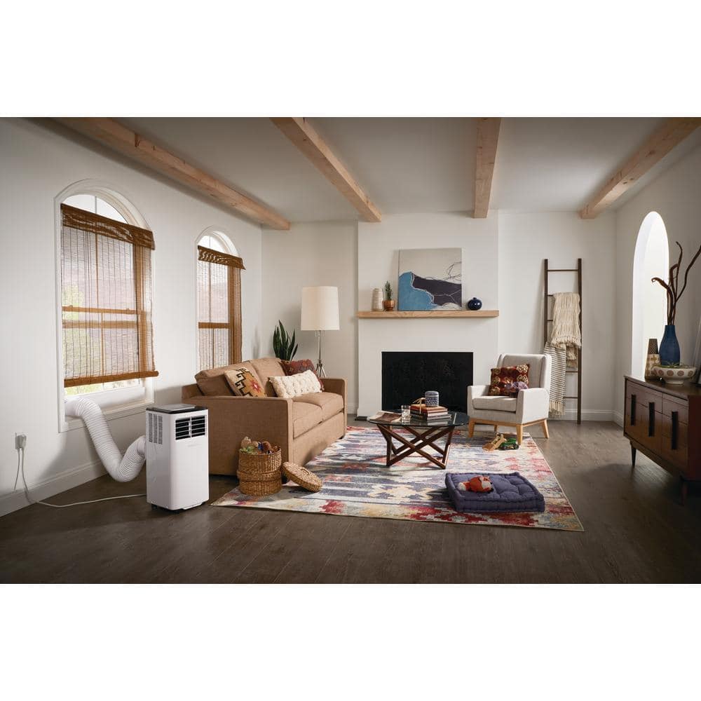 Frigidaire 8,000 BTU White Portable Air Conditioner with Remote