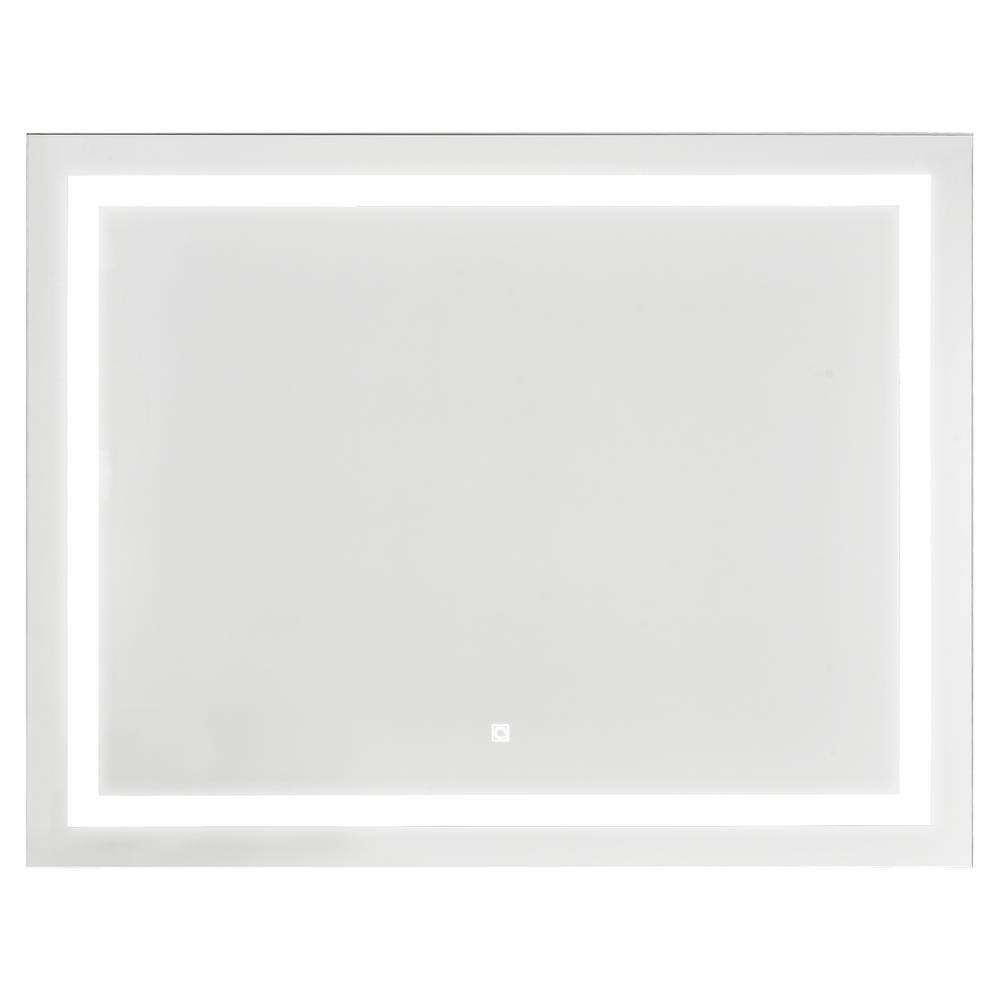 36 in. W x 28 in. H Rectangular Frameless LED Wall Bathroom Vanity Mirror i