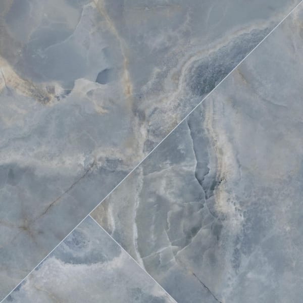 Vision Stone Blue 24x48 Polished Porcelain Tile Sample Vision Stone Blue 24x48 Polished Porcelain Tile Sample