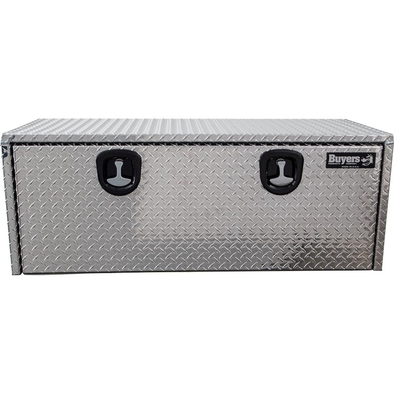 18 in. x 18 in. x 48 in. Diamond Plate Tread Aluminum Underbody Truck Tool Box