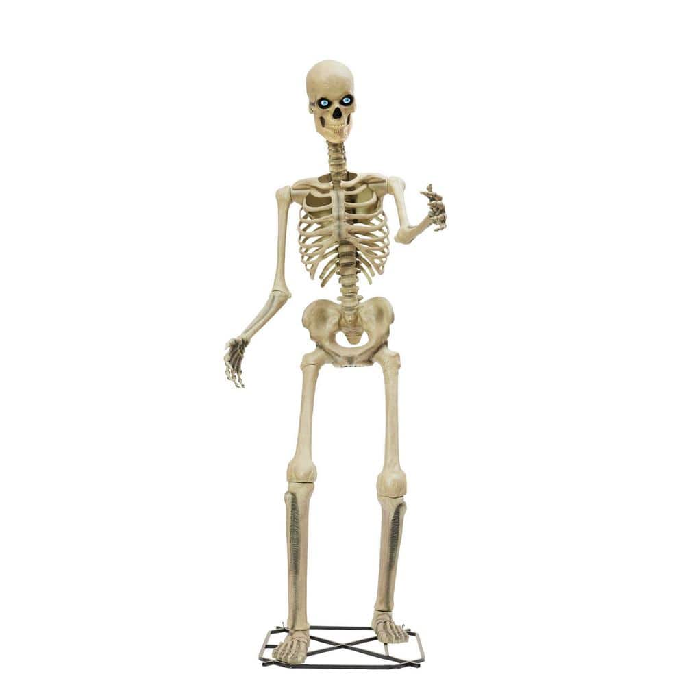 Home Accents Holiday 12 ft. Servo Skelly 24SV24665 - The Home Depot