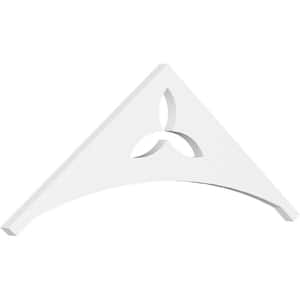 1 in. x 36 in. x 13-1/2 in. (9/12) Pitch Naple Gable Pediment Architectural Grade PVC Moulding