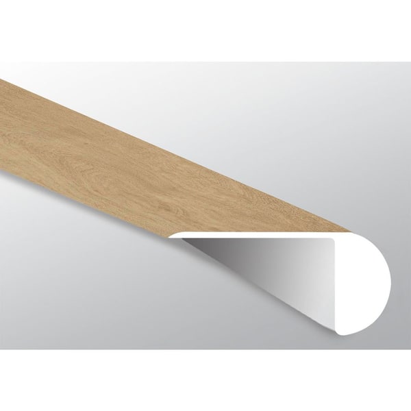 A&A Surfaces Acclima Waldorf 1.03 in. T x 2.23 in. W x 94 in. L Luxury Vinyl Overlapping Stair Nose Molding