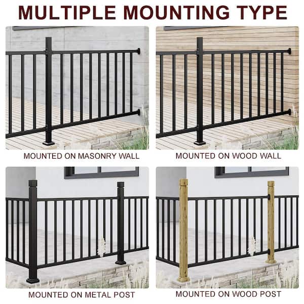 Harmony Railing Metal Rail Bracket for Aluminum Deck Panels, Unfinished, 1-in x 1-in, Compatible with Aluminum Railing Systems