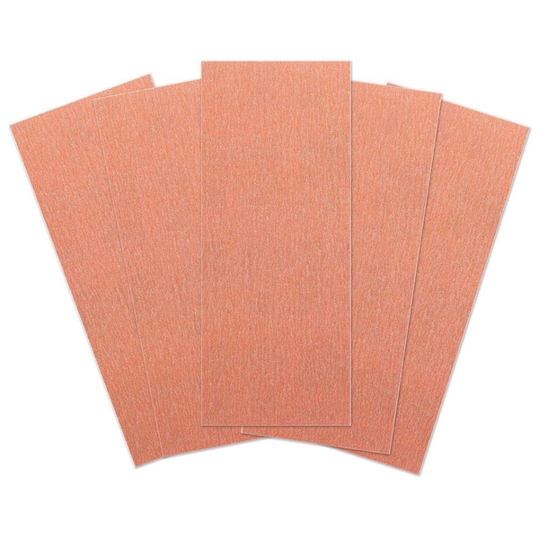 AlumiNext Speed Sheets 3-2/3 in. x 9 in. 120 Grit Fine Hook and Loop Sand Paper (5-Pack)