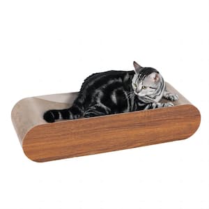 Cat Scratcher, Cardboard Lounge Bed, Bone Shape Design, Plywood