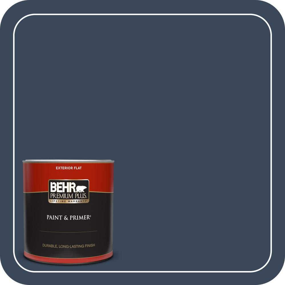 1 qt. #M500-7 Very Navy Flat Exterior Paint & Primer price history on PriceWatchPro