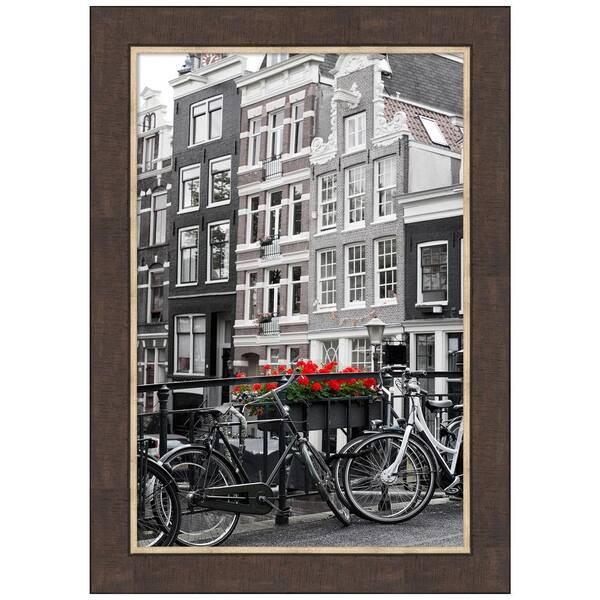 Amanti Art Lined Bronze Picture Frame Opening Size 20 x 30 in.