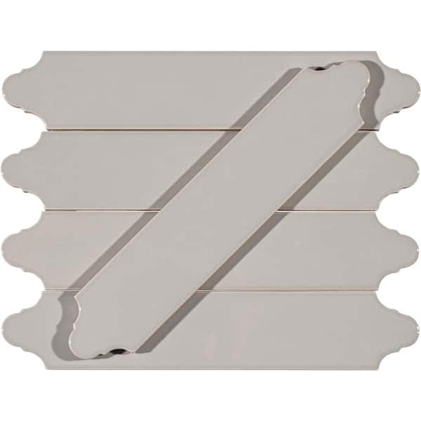 Concerto-Brassini Burtam 2 in. x 9 in. Glossy Ceramic Lantern Wall Tile (8.63 sq. ft./Case)